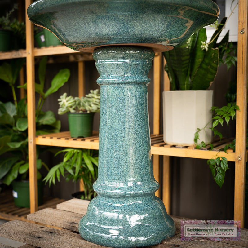 Birdbath Set Aqua